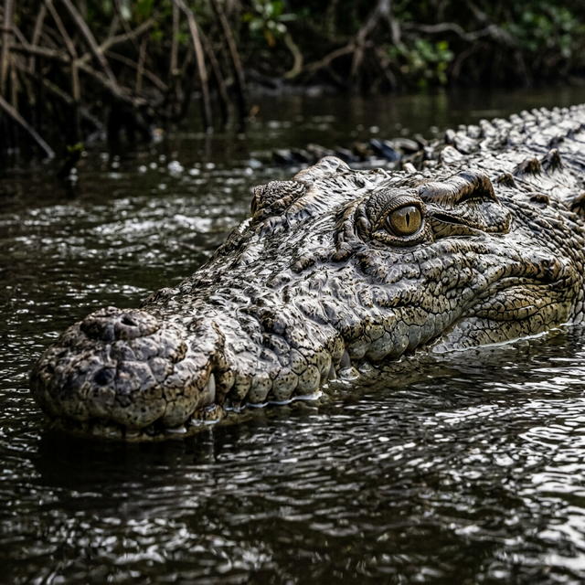 Massive Saltwater Crocodile