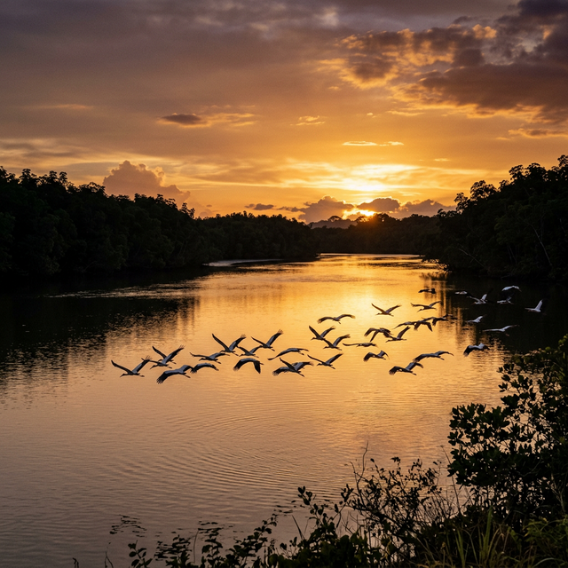 Stork Migration Nilwala